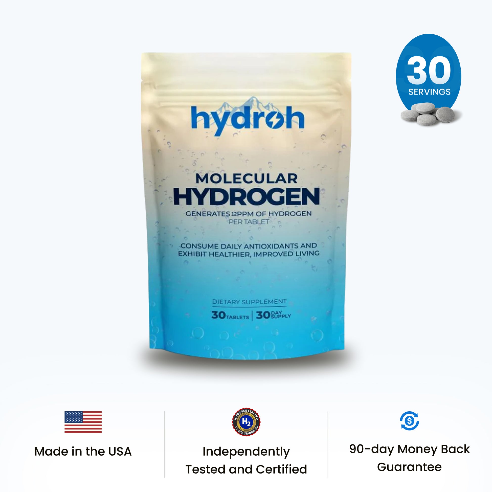 Hydrogen Water Tablets by Hydroh
