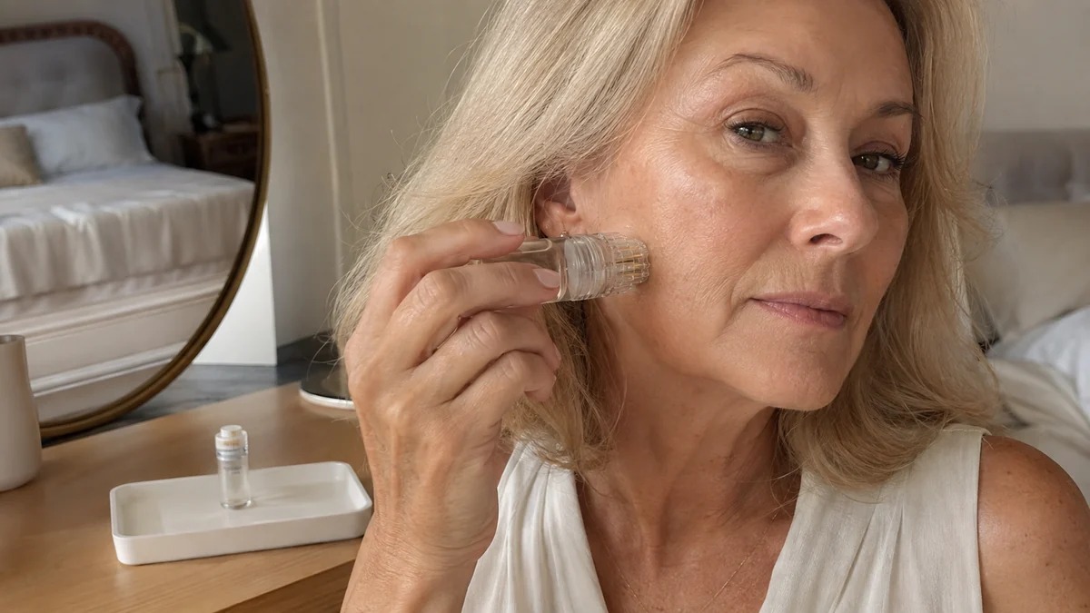 User-supplied photo of a micro-infusion applicator in use