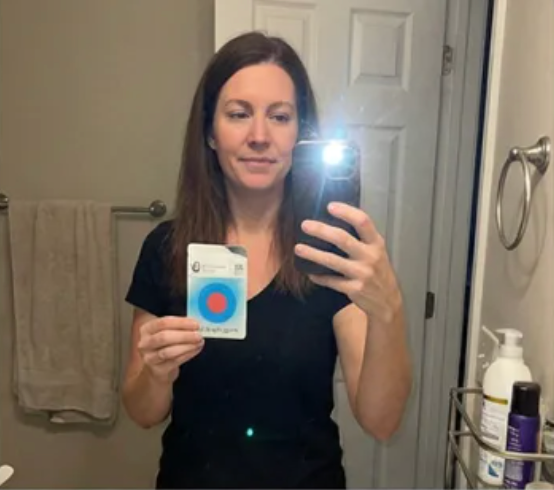 Jennifer K. with Purisaki patches